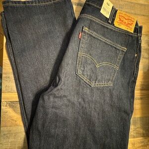 Levi's Men's Dark Indigo Relaxed Jeans